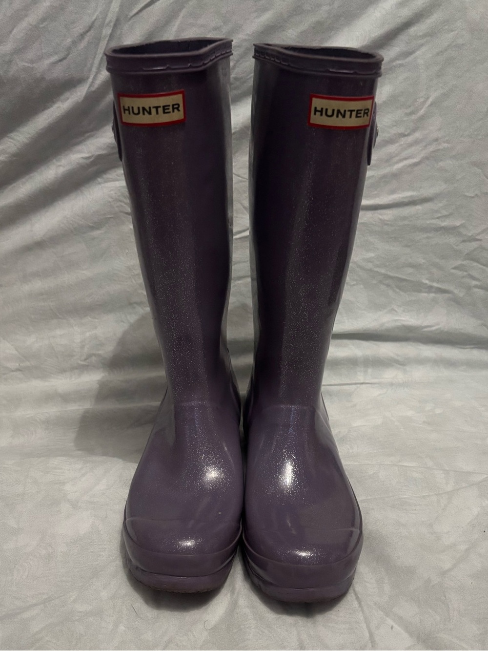 Hunter Glossy Lavender Rain Boots